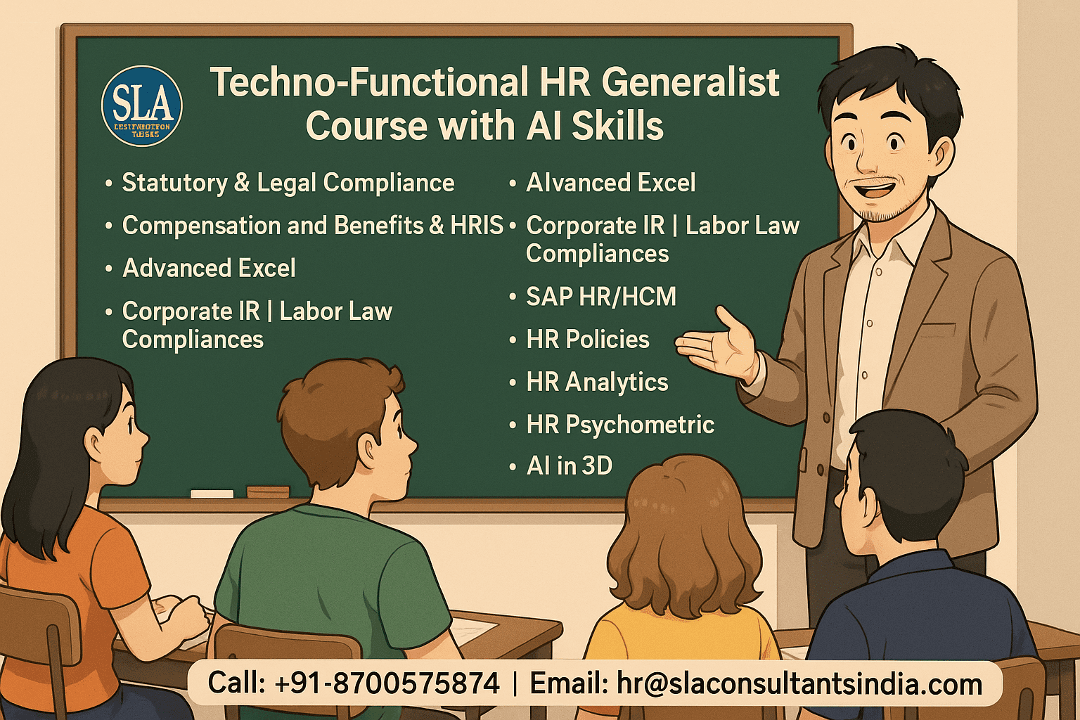HR Course in Delhi. With SAP HCM and MS Power BI/AI,, From Classroom ...